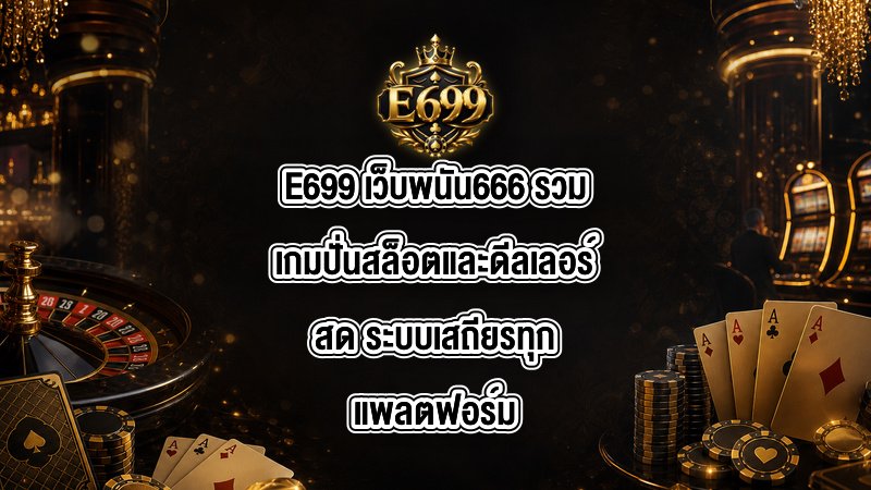 E699 เว็บพนัน666
